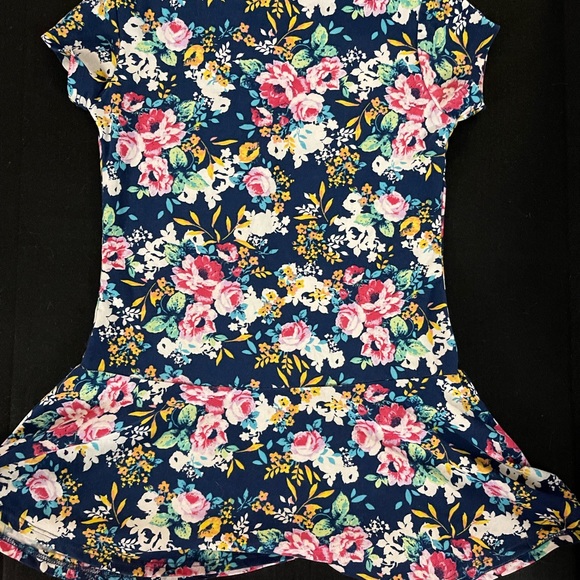 Extremely Me - Navy Blue Multicolor - Floral - Dress Size 5/6 - Picture 4 of 10